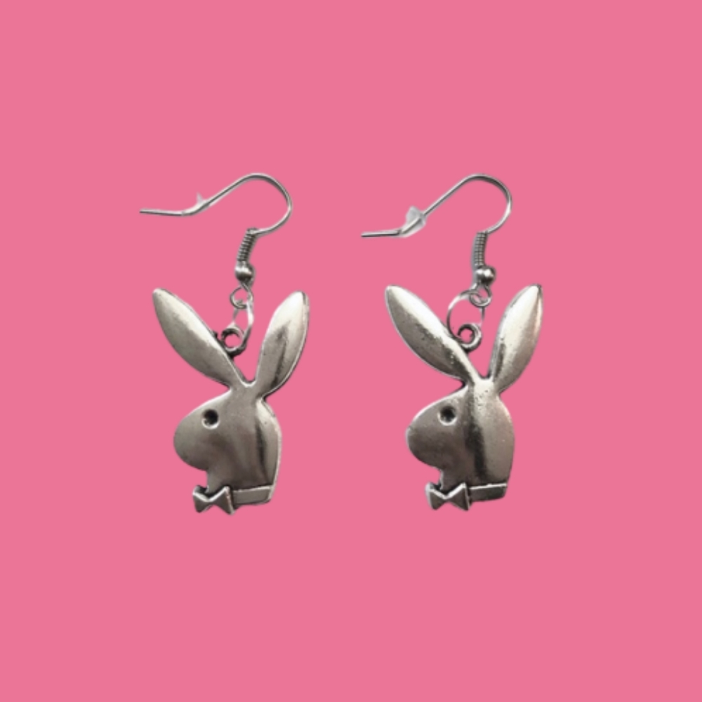 Playboy Bunny earrings